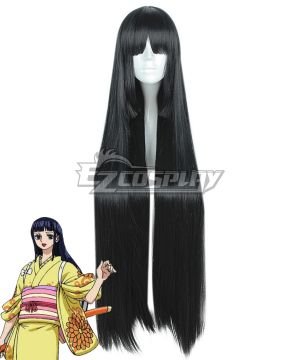 One Piece Wano Country Arc Monkey D Luffy Black Cosplay Wig