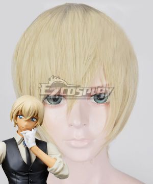 Case Closed Detective Conan Tooru Amuro Rei Furuya Bourbon Light Golden Cosplay