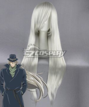 Case Closed Detective Conan Melkior Gin Silver Cosplay