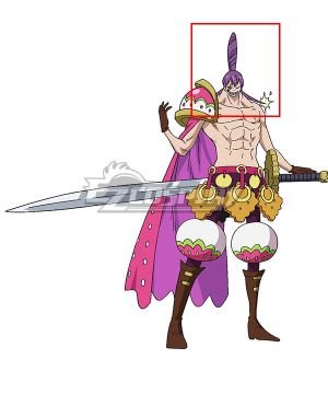 One Piece Charlotte Cracker   Purple Cosplay