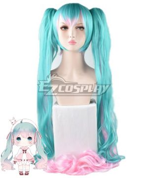 Vocaloid Diva Sakura Miku Hatsune Miku Lolita Blue Pink Cosplay