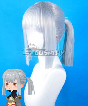 Kingdom Hearts Dark Road Urd Silver Cosplay Wig