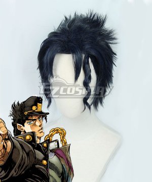 JoJos Bizarre Adventure Jotaro Kujo Blue Black Cosplay