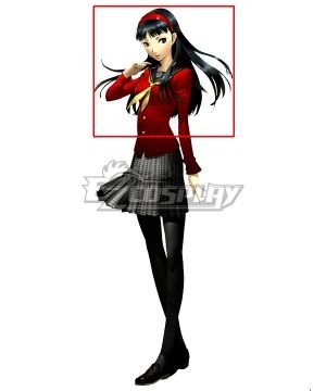 4 Golden Yukiko Amagi Black Cosplay