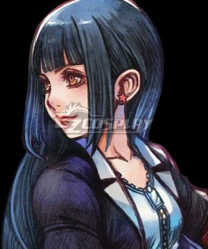 Kingdom Hearts Union X Skuld Black Cosplay Wig