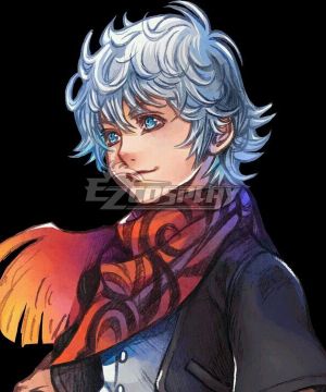 Kingdom Hearts Union X Ephemer Silver Cosplay Wig