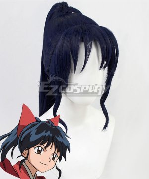 Yashahime : Princess Half-Demon Moroha Black Blue Cosplay