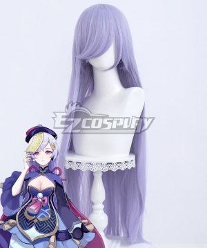 Genshin Impact Qiqi Grown Up Adult Purple Cosplay Wig