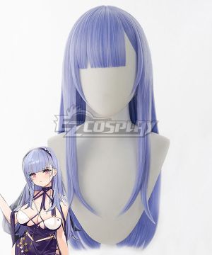 Azur Lane Anxious Bisque Doll Blue Cosplay Wig