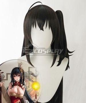 Azur Lane IJN Taihou Black Cosplay Wig