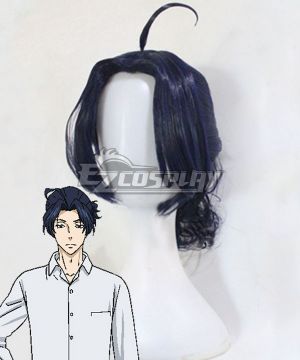 Moriarty the Patriot Sherlock Holmes Blue Cosplay Wig