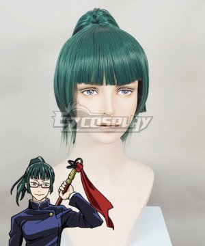 Sorcery Fight Maki Zenin Green Cosplay