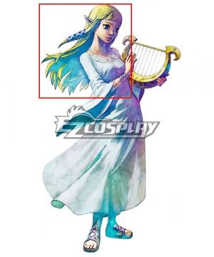  Skyward Sword Princess Zelda Goddess Hylia Golden Cosplay