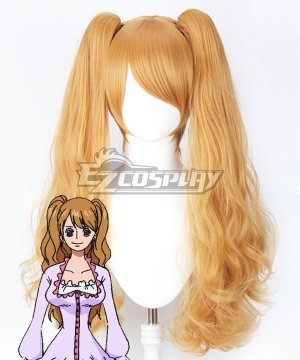One Piece Charlotte Pudding Golden Cosplay