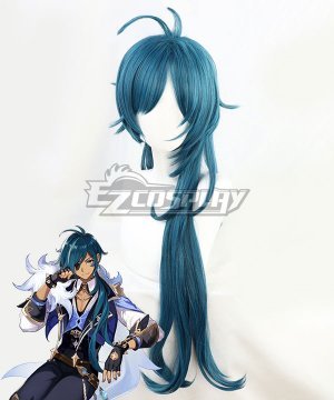 Genshin Impact Kaeya Blue Cosplay Wig