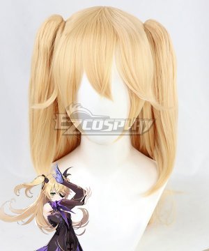 Genshin Impact Fischl Golden Cosplay Wig