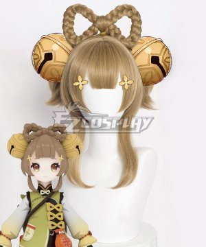 Genshin Impact Yaoyao Brown Cosplay Wig