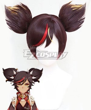 Genshin Impact Xinyan Brown Copslay Wig