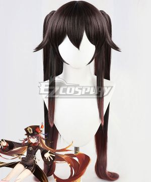 Genshin Impact Hu Tao Black Cosplay Wig