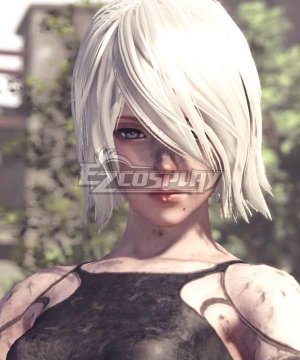 NieR: Automata YoRHa Type A No.2 A2 Short Silver Cosplay