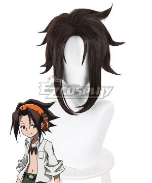 Shaman King Yoh Asakura Dark Brown Cosplay Wig