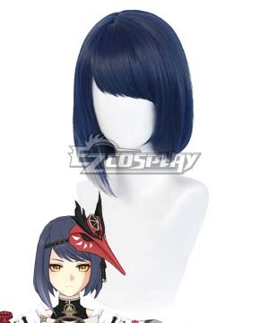 Genshin Impact Sara Blue Cosplay Wig