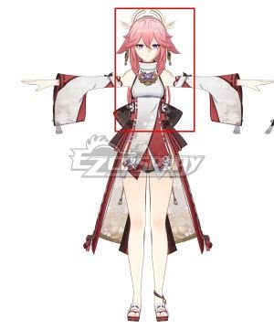 Genshin Impact Yae Pink Cosplay Wig