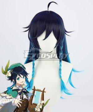 Genshin Impact Venti Female Original Bunny Girl Cosplay Wig