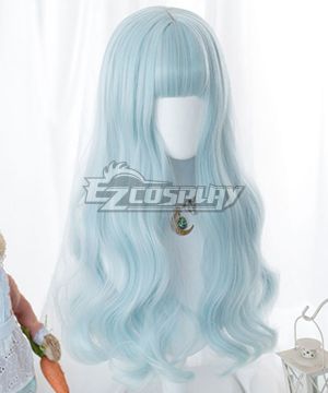 Light Blue Curly Cosplay