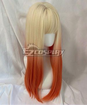 Japan Harajuku Lolita Series Demon Slayer: Kimetsu No Yaiba Agatsuma Zenitsu Golden Orange