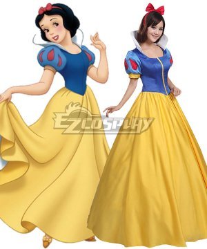 Grimms Fairy Tales Disney Snow White Schneewittchen Snow White Yellow Dress Cosplay  - A Edition