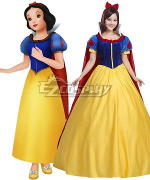 Grimms Fairy Tales Disney Snow White Schneewittchen Snow White Yellow Dress Cosplay  - B Edition