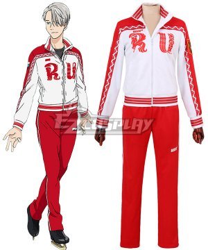 YURI!!!on ICE Victor Nikiforov Sportswear Suit Cosplay