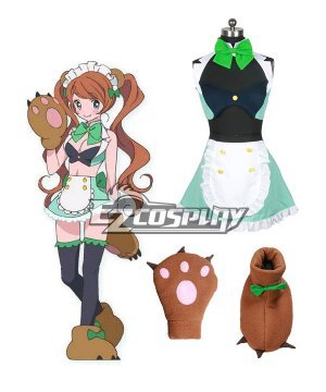 Yuri Kuma Arashi Love Bullet Yuri Kuma Arashi Yurikesa Ruru Lulu Yurikesa Bear Cosplay