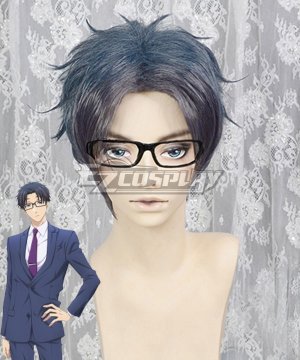 Wotakoi: Love is Hard for Otaku Wotaku ni Koi wa Muzukashii Hirotaka Nifuji  Deep Blue Cosplay Wig