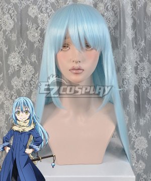 Tensei Shitara Suraimu Datta Ken Rimuru Light Blue Cosplay