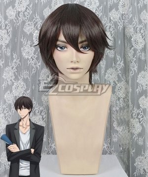 Dakaretai Otoko Ichii Ni Odosarete Imasu. Saijou Takato Black Brown Cosplay Wig