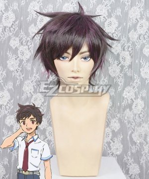 Kazuki Yasaka Purple Brown Cosplay