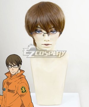 Enen No Shouboutai Takehisa Hinawa Brown Cosplay