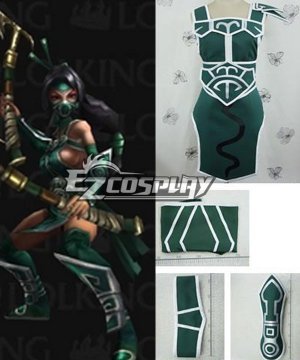 Akali Green Cosplay