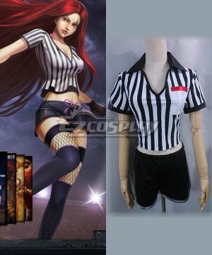 LOL Katarina Du Couteau The Sinister Blade Red card! Exit! Cosplay