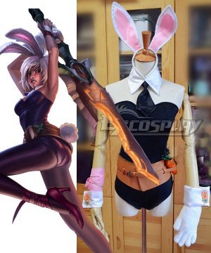 LOL Bunny Riven Sexy Battle Bunny Cosplay