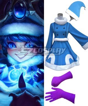 Winter Wonderland Lulu Christmas Blue Dress Cosplay