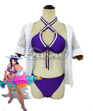 LOL 2018 Pool Party Caitlyn Cosplay