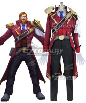 League of Legends LOL Battle Professor Graves Cosplay Costume