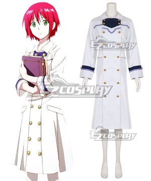 kagami no Shirayukihime Shirayuki Winderbreak Long Trench Coat Cosplay