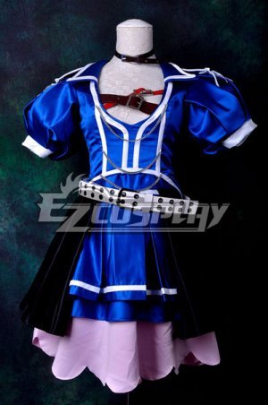Project Diva F Blue Crystal Meiko Cosplay  Delxue-KH9