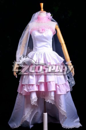 Miku Gorgeous Wedding Dress Lolita Cosplay  Deluxe-P2