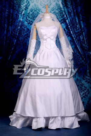 Saber Wedding Dress Cosplay  Deluxe-P5