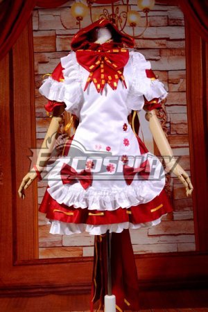 Project Diva 2nd Hatsune Miku Little Red Riding Hood Cosplay  Y229